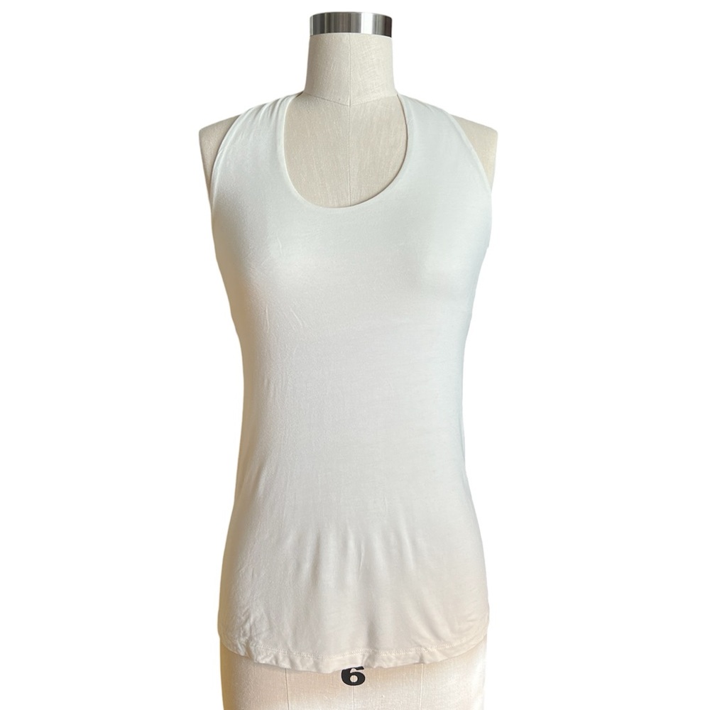 Pine Cone Hill Ivory Willow Knit Halter Tank Top Medium NWOT